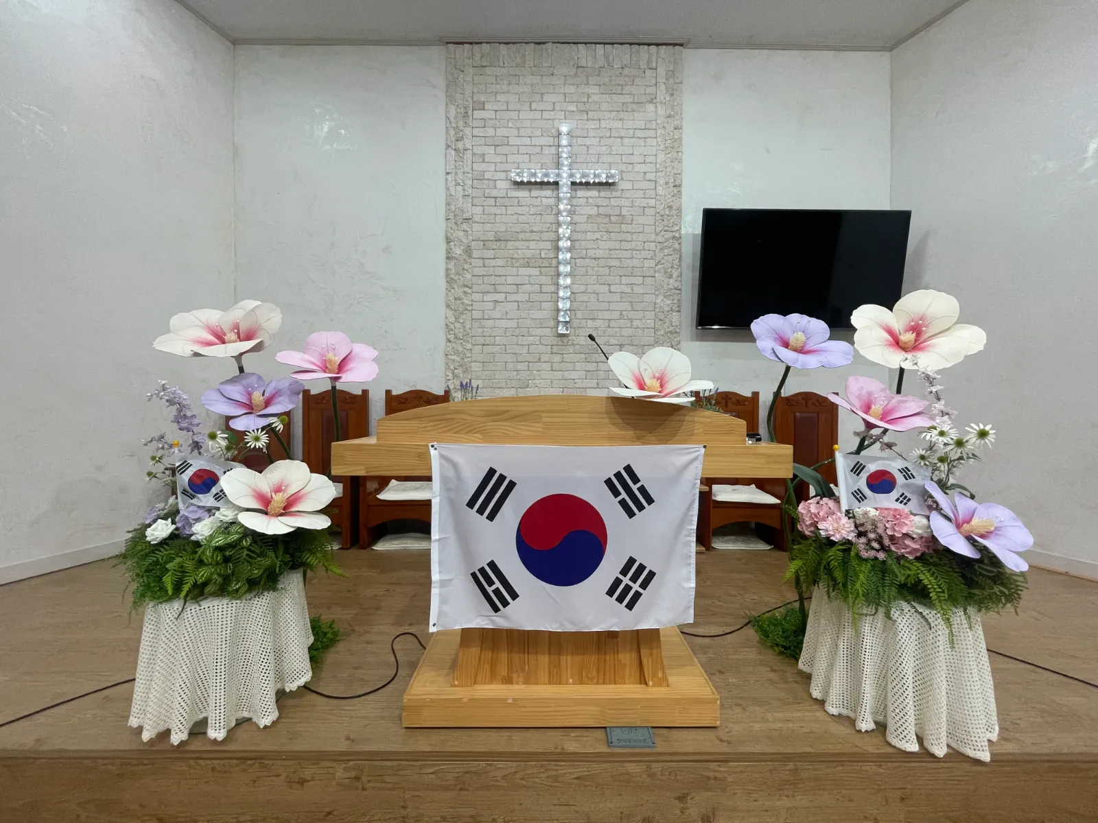 Promise 자이언트 플라워 — 리얼보타닉 무궁화(8.15 광복절 예배)